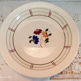 Hollow round dish K&G Lunéville France Micheline model