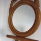Mirror nice OWL rattan of the 60s 70s