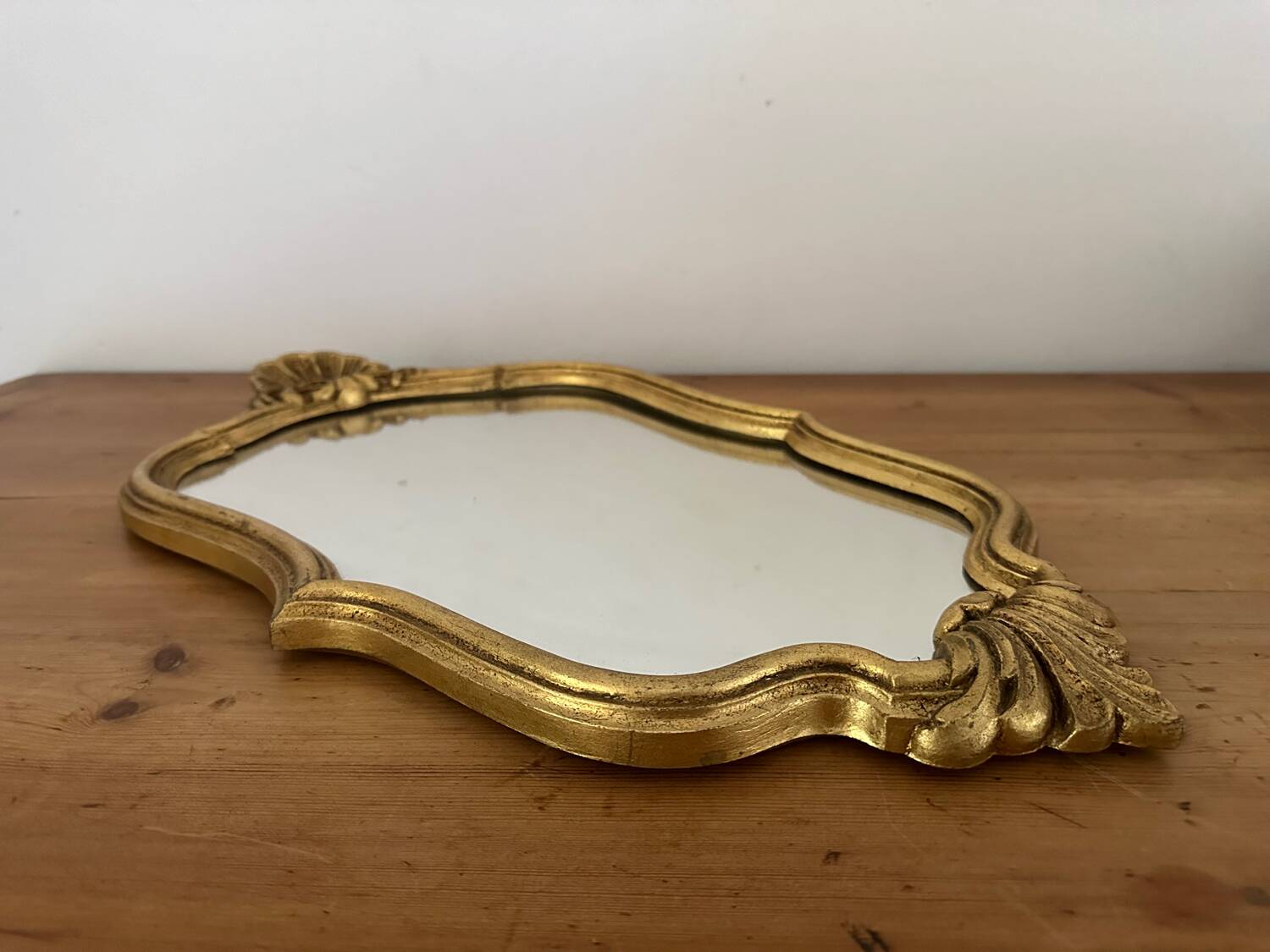 Vintage golden mirror