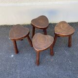 Series of 4 modernist stools