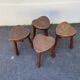 Series of 4 modernist stools