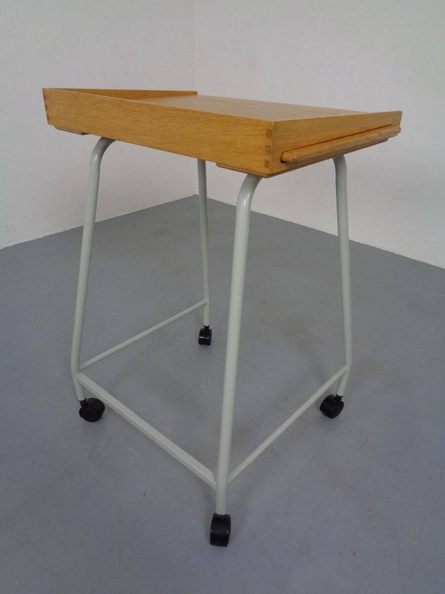 Danish Extendable Architect Table, 1960s