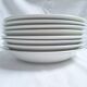 Deep plates / Salad plates with flower design, Sarreguemines model Emilie