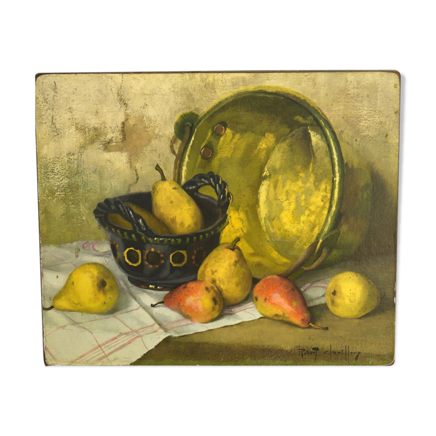 Painting Still life of lime robert