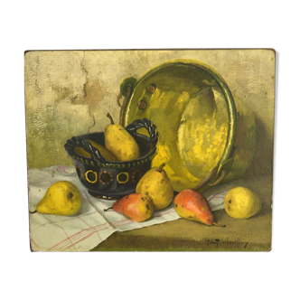 Painting Still life of lime robert