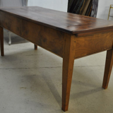 Old flat desk in cherry