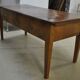 Old flat desk in cherry