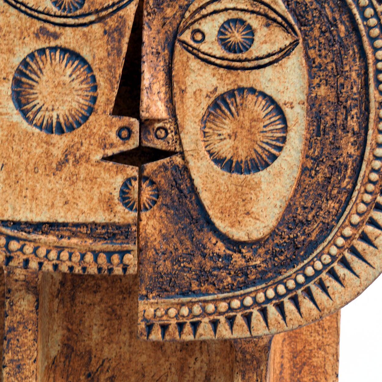 Rare Ceramic Lamp by Roger Capron and Jean Derval