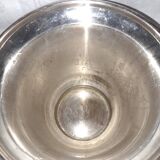 Apladur champagne bucket in silver metal.