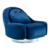 Fauteuil pivotant Nineteen-Laties de Guido Faleschini par Mariani pour Pace