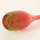 Narrow-necked Murano glass vase, Italy 1960s