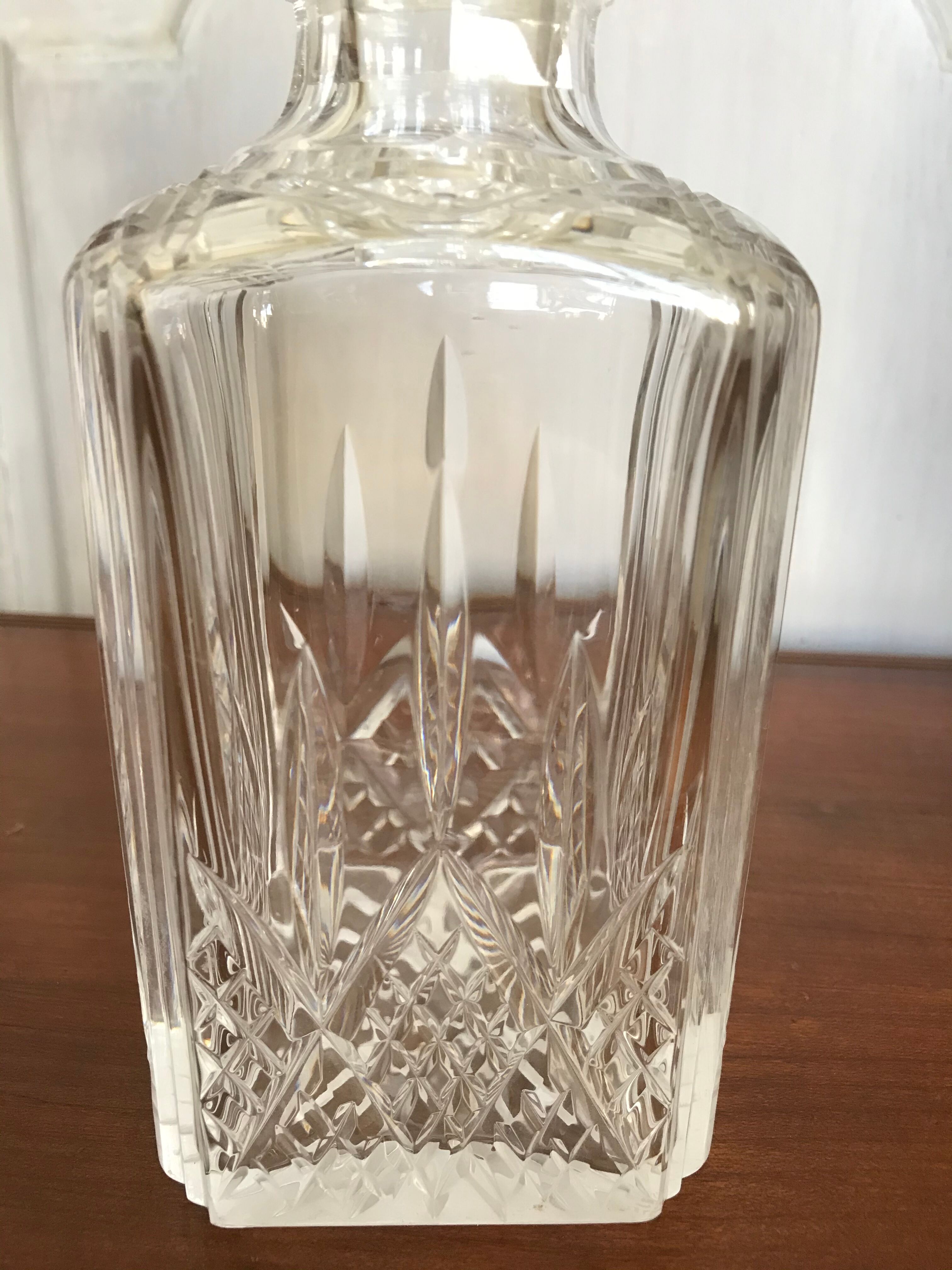 Crystal whisky carafe