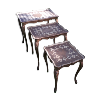 3 tables gigognes in Venian taste