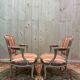 Paire de fauteuils cabriolets style Louis XV