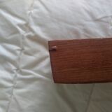Old vintage marquetry wooden tray