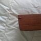 Old vintage marquetry wooden tray
