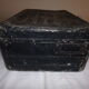 Metal black wrist Navy leather case