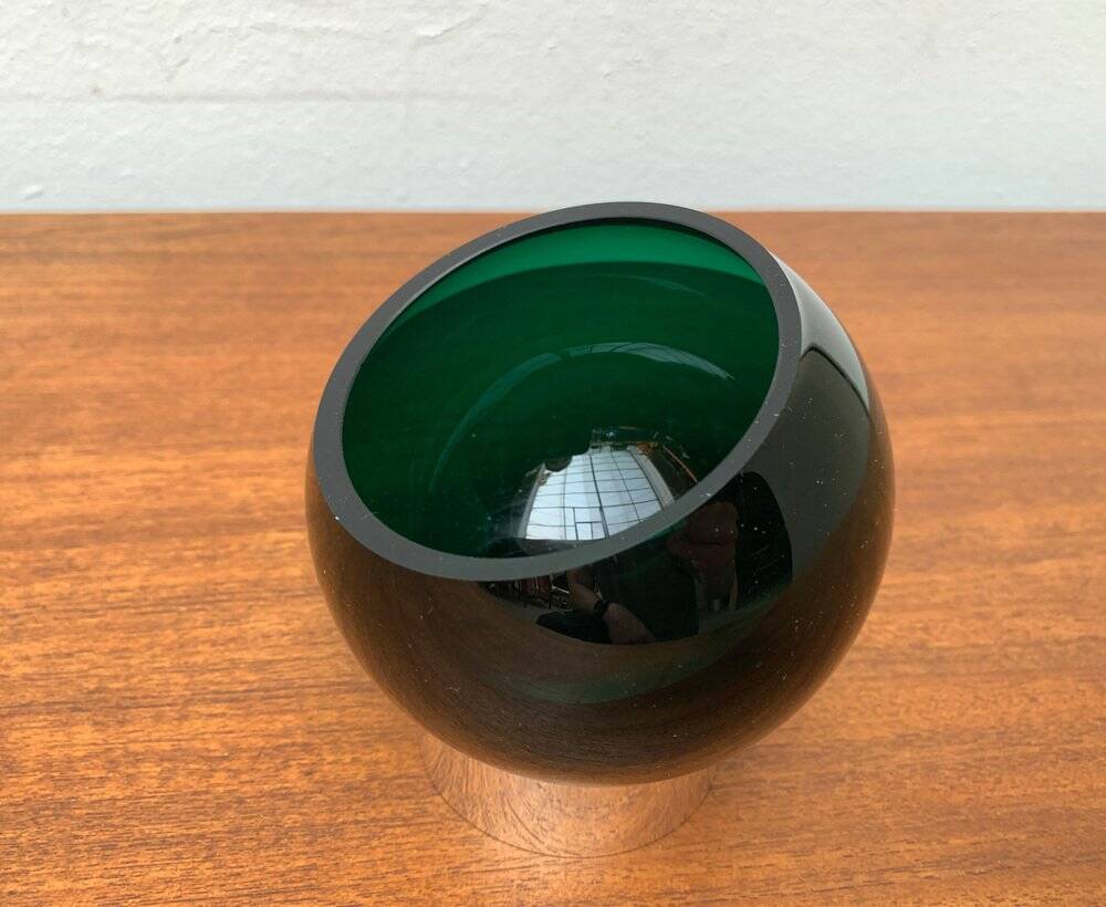 Mid-century modern German space-age glass balls by Quist, 1960s, set of 3
