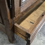 Small oak community cupboard