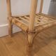 Rattan side table