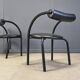 Postmodern dining chairs, 1980s, set of 4