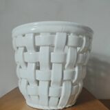 Braided earthenware pot pot cover