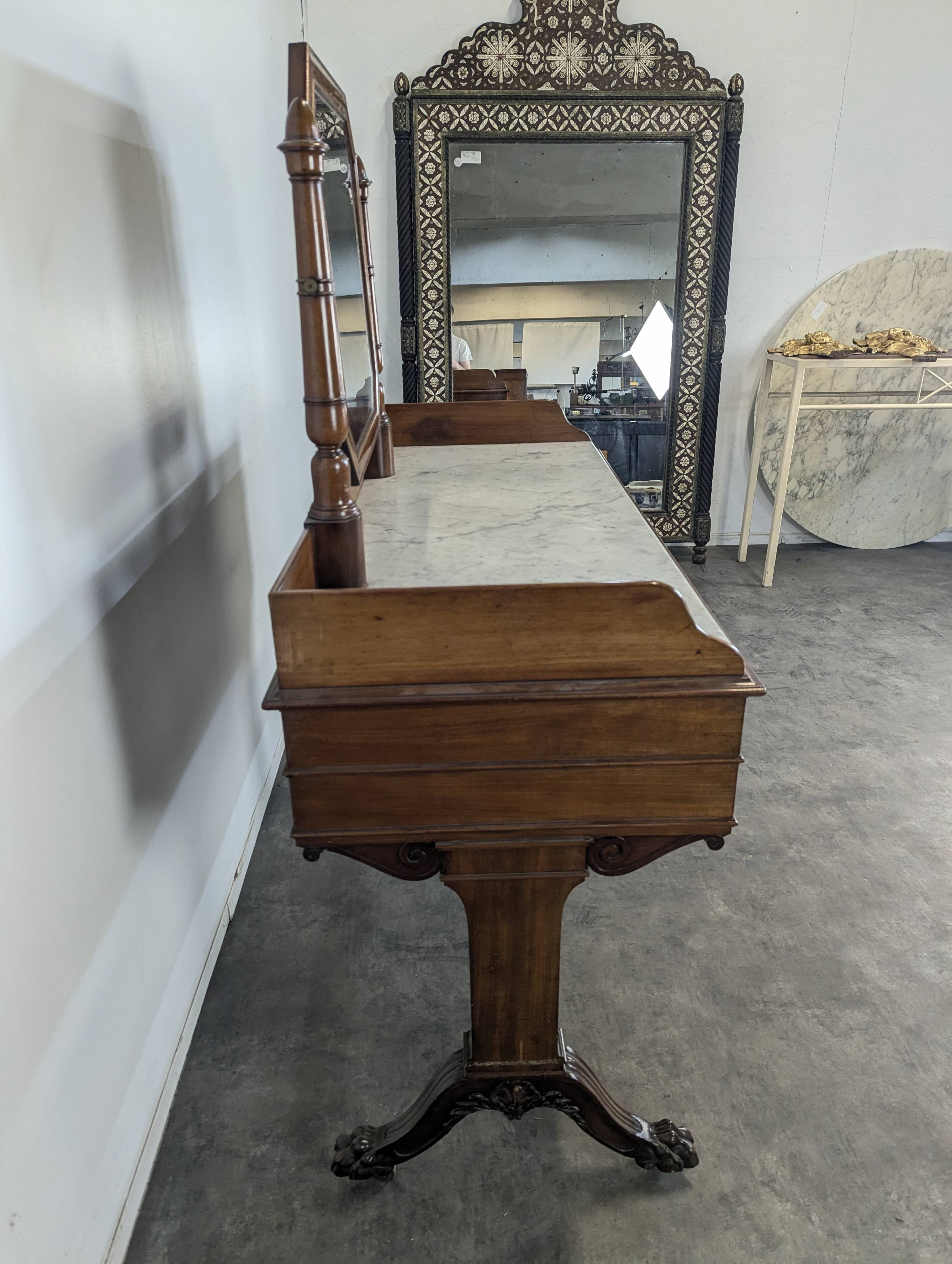 Coiffeuse epoque Louis Philippe en acajou