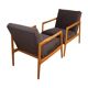 Beautiful Mid-Century armchairs, set of two, Denmark, 1970s