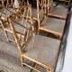 6 ‘Faux Bamboo’ dining chairs vintage