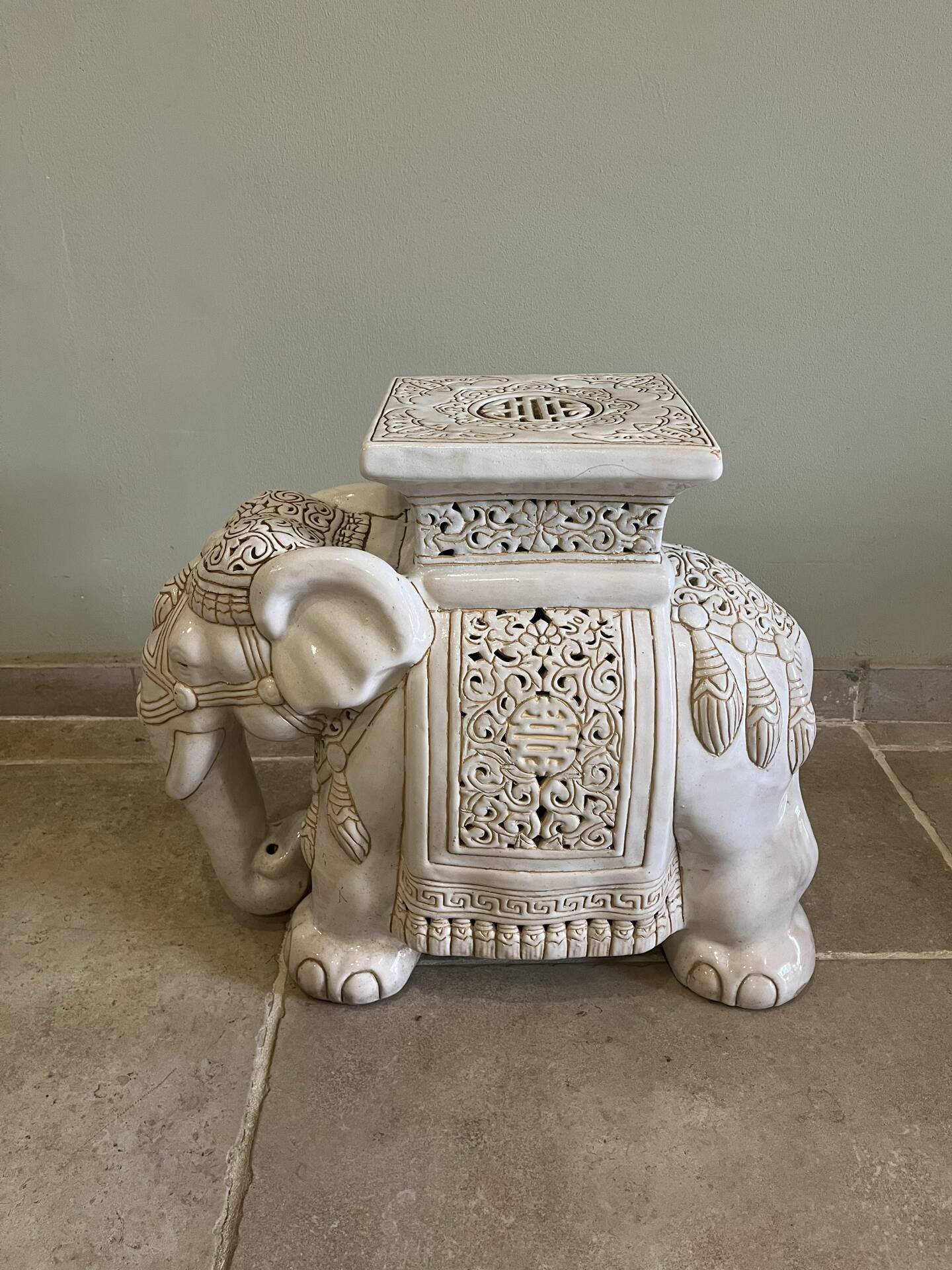 Vintage ceramic elephant