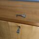 Secretary in Sycamore with Bronze Handles, French Work