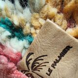 Vintage kilim Moroccan wool Berber ottoman 1970