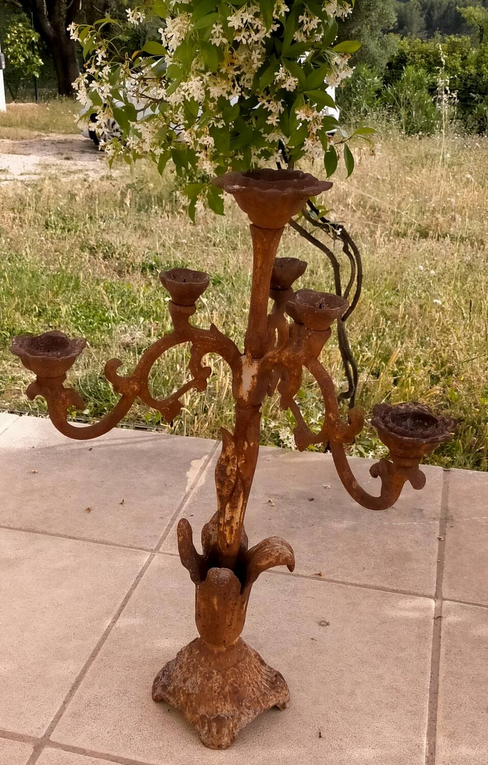 Antique candlestick