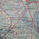 Vintage large format school map - Indian Ocean