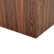 Vintage plant column in rosewood veneer 80s design