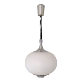 Vintage opaline chandelier suspension design 1970