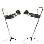 Robert Sonneman, pair of T395 Table Lamp for Luci Milan, 1972