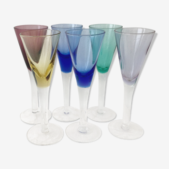 Set of 6 alcohol glasses