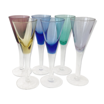 Set of 6 alcohol glasses