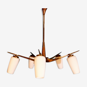 Lustre suspension "Etoile" 1950s