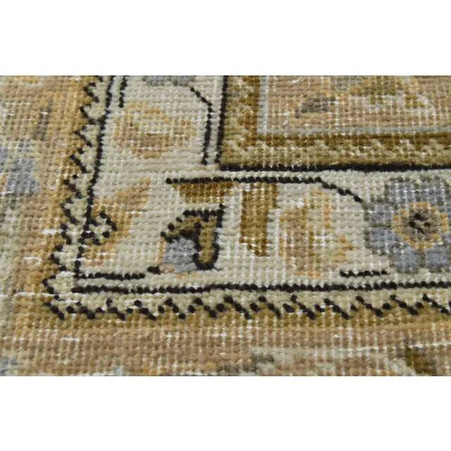 1970s Turkish Hand-Knotted Wool Cotton Orange Area Rug 293x381