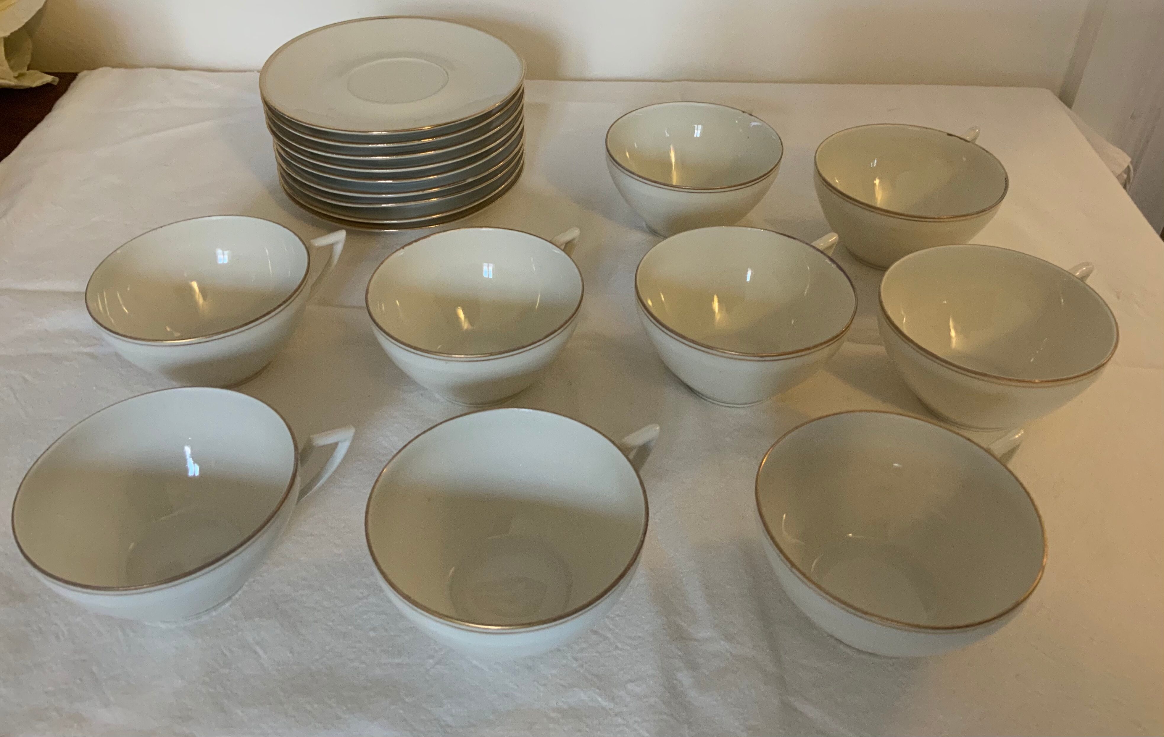 Limoges porcelain coffee service