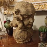 Bust of a young girl Albert Marque