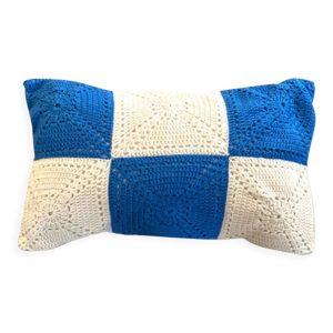 Coussin crochet vintage