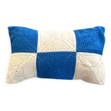 Coussin crochet vintage