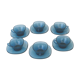 VERECO Coffee Set - Vintage Blue - 6 cups and 6 under cups