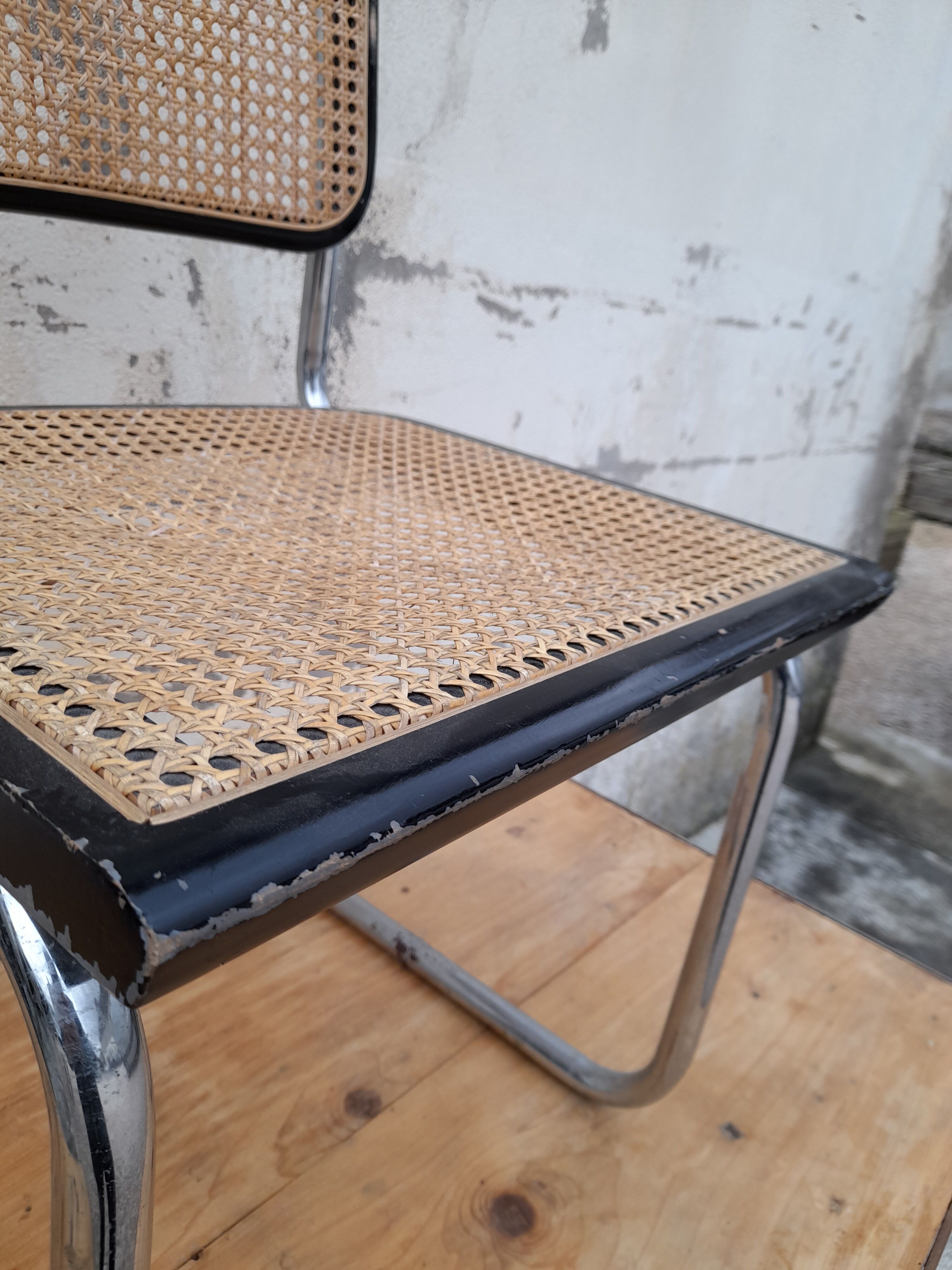 Chaise Marcel Breuer b32 signé Italy