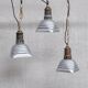 Antique mercury glass french pendant light