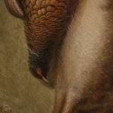 Peinture à l'huile nature morte de chasse