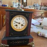 Clock bollard, marble and gilded regulation, to be revised.